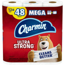 Charmin Ultra Strong Toilet Paper, 12 Mega Rolls