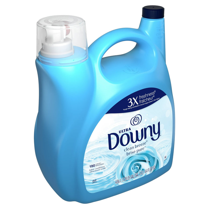 Downy Clean Breeze Liquid Fabric Conditioner (Fabric Softener), 164 fl oz, 190 Loads