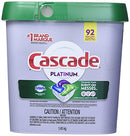 Cascade Platinum Action Pacs, Dishwasher Detergent, Fresh, 62 Ct