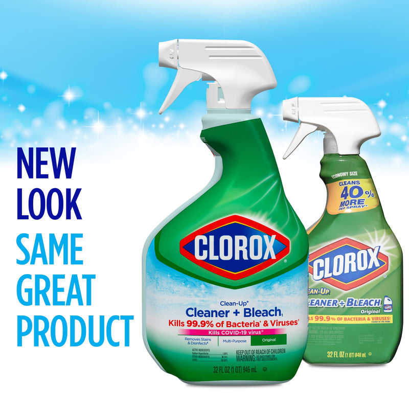 Clorox Clean-Up All Purpose Cleaner with Bleach, Spray Bottle, Original, 32 oz