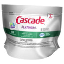 Cascade Platinum Action Pacs, Dishwasher Detergent, Fresh, 62 Ct